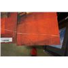Image 2 : 2 RED AND YELLOW ABSTRACT PRINTS