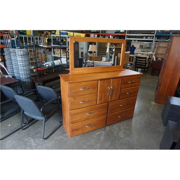 8 DRAWER DRESSER WITH MIRROR - SUITE DREAMS FURNITURE MADE IN VANCOUVER