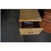 Image 2 : WOOD 2 DRAWER FILING CABINET