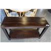Image 2 : RECLAIMED WOOD SOFA TABLE - 49 INCHES WIDE X 17 DEEP X 31 TALL