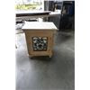 Image 1 : NIGHTSTAND WITH METAL AND MIRROR DOOR