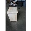 Image 2 : NIGHTSTAND WITH METAL AND MIRROR DOOR