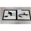 Image 1 : 2 WOODBLOCK PRINTS SIGNED HENRY NAPARTUK - ESKIMO AT SEAL HOLE AND ESKIMO AND WALRUS