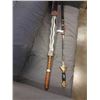Image 3 : 2 DECORATIVE SWORDS - 35 AND 50 INCHES LONG