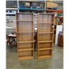 Image 1 : TWO 6 FOOT BOOKSHELFS