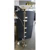 Image 1 : GLASS SHADE FLOOR LAMP WITH GLASS SHADE READING LAMP