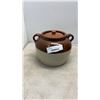 Image 2 : 2 BEAN CROCKS - 11 AND 7 INCHES TALL