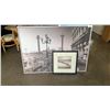 Image 1 : LARGE STREET PRINT AND FOGGY BEACH PRINT