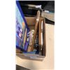 Image 2 : Box of soaps, wine tray, Legenda stogie and more