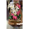 Image 1 : 4 ARTIFICIAL ORCHIDS