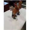 Image 2 : 2 CERAMIC ROOSTER FIGURES - 1 FOOT TALL