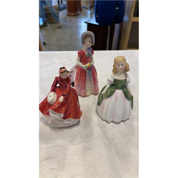 3 ROYAL DOULTON FIGURES - DIANA HN1986, PENNY HN2338 AND EMMA HN3208