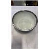 Image 2 : 8 inch diameter Winton ware salad bowl with silver plate fence rim