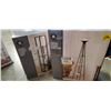 Image 1 : Home trends square floor lamp and tapered floor lamp