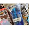 Image 2 : Box of new freezable smoking pipe, cooler ice packs, slippers, dog coat and more