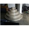 Image 1 : LARGE RETAIL STEP DISPLAY 90 INCHES WIDE X 42 TALL X 4 FOOT DEEP