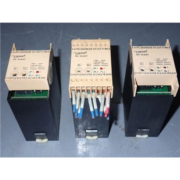 Lot of (3) CIESE Electronic #RS-NAGT Relays