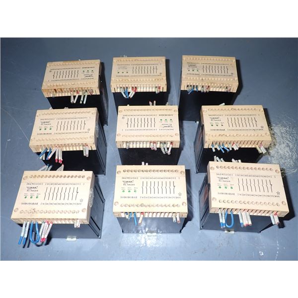 Lot of (9) CIESE Electronic #RS-NAGX8 Relays