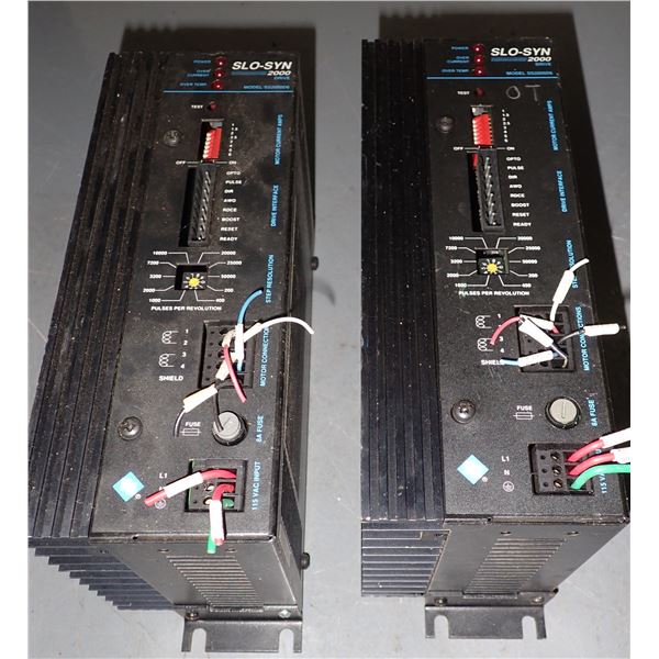 Lot of (2) SLO-SYN 2000 STEPPER DRIVE #SS2000D6