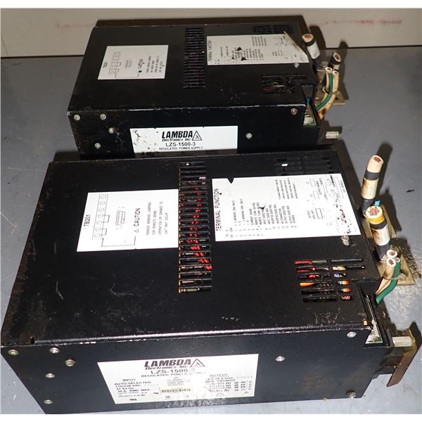 (2) Lambda #LZS-1500-3 Power Supplies