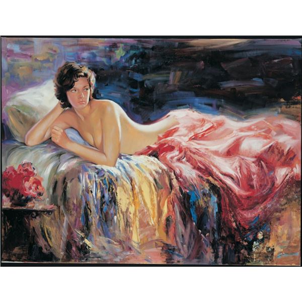 Igor Semeko- Original Giclee on Canvas "Naked"