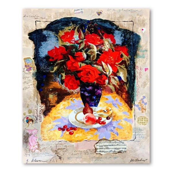 Alexander Galtchansky (1959-2008) and Tanya Wissotzky (1959-2006), "Blossoms and Fruit" Hand Signed 