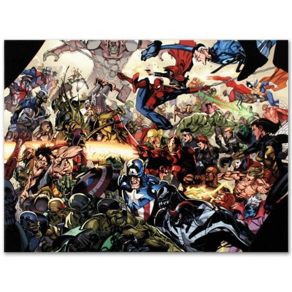 Marvel Comics "Secret Invasion #6" Numbered Limited Edition Giclee on Canvas by Leinil Francis Yu wi