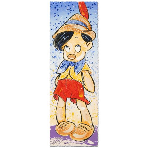 "Pinocchio" Disney Limited Edition Serigraph (12" x 36") by David Willardson, Numbered and Hand Sign