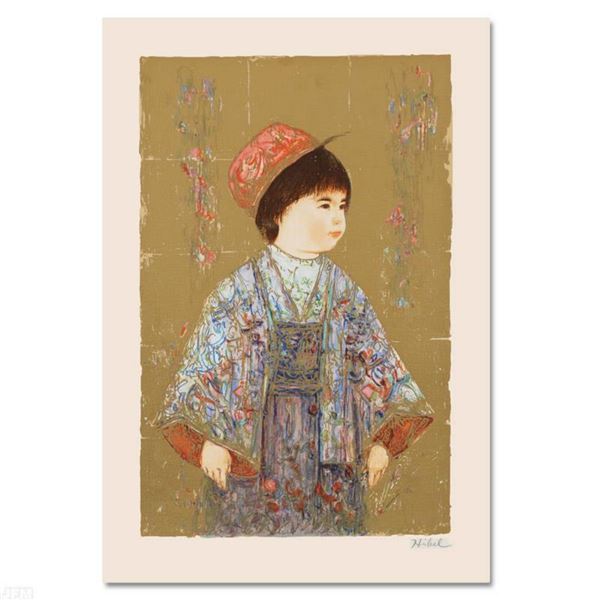 "Festival Day" Limited Edition Serigraph by Edna Hibel (1917-2014), Numbered and Hand Signed with Ce