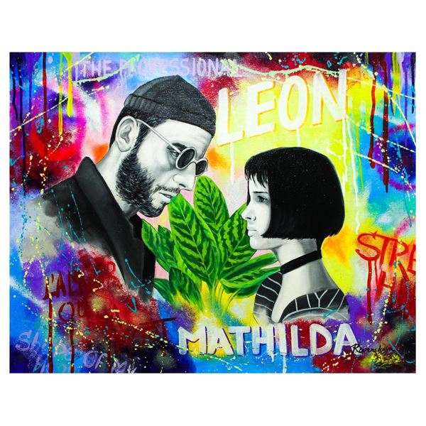 Nastya Rovenskaya- Original Oil on Canvas "Leon"
