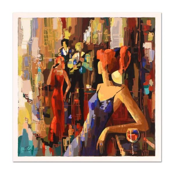 Nelly Panto, "Waiting for You" Limited Edition Serigraph, Numbered and Hand Signed with Certificate 