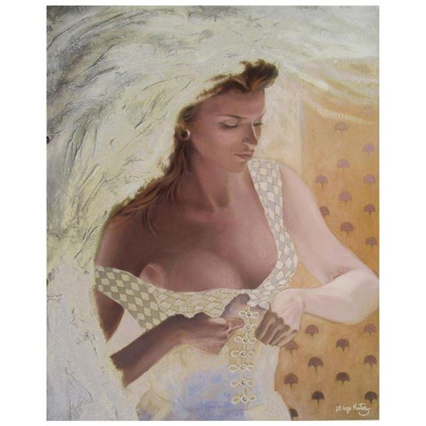 Jean-Paul Loppo Martinez, "La Mariee" Limited Edition Textured Giclee on Board, Numbered and Hand Si
