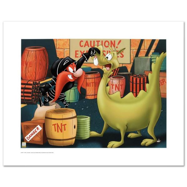 "Stupid Dragon" Limited Edition Giclee from Warner Bros., Numbered with Hologram Seal and Certificat