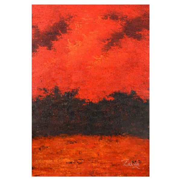 Zahra, Original Oil Painting (40" x 60") on Canvas, Hand Signed with Letter of Authenticity.
