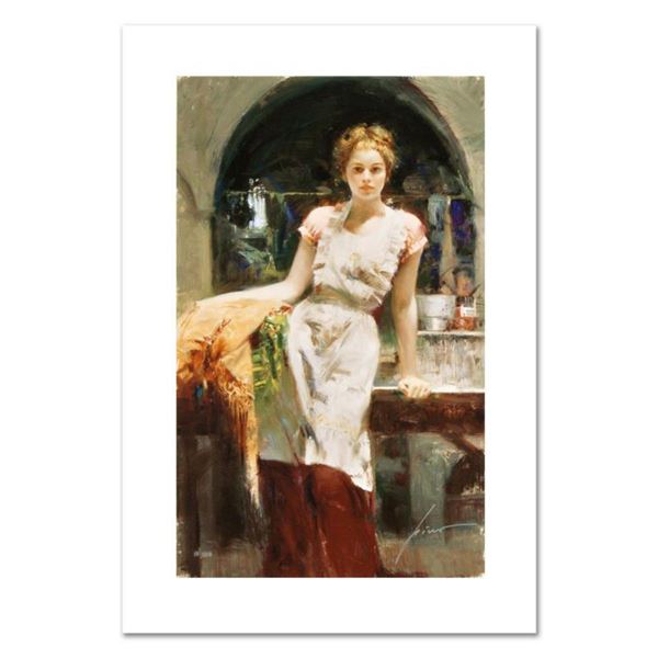 Pino (1931-2010), "In the Glow" Limited Edition on Canvas, Numbered and Hand Signed with Certificate