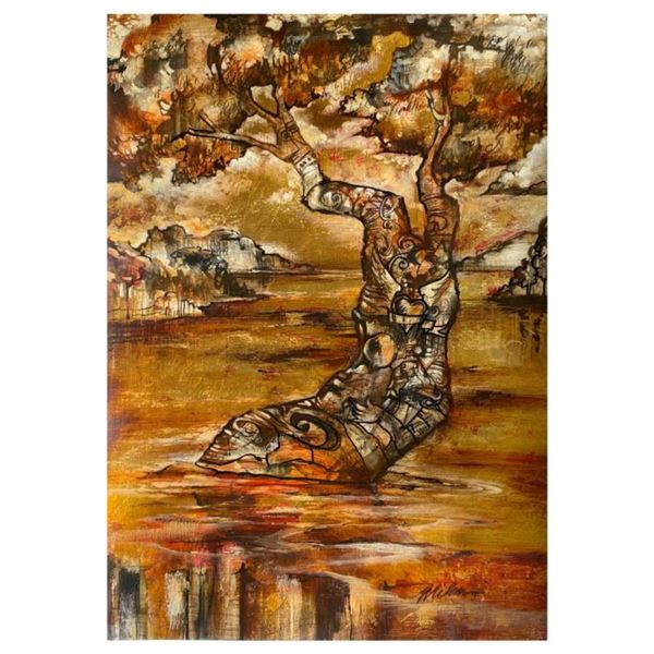 John Milan, "Power Surge" Hand Signed Original Painting with COA.