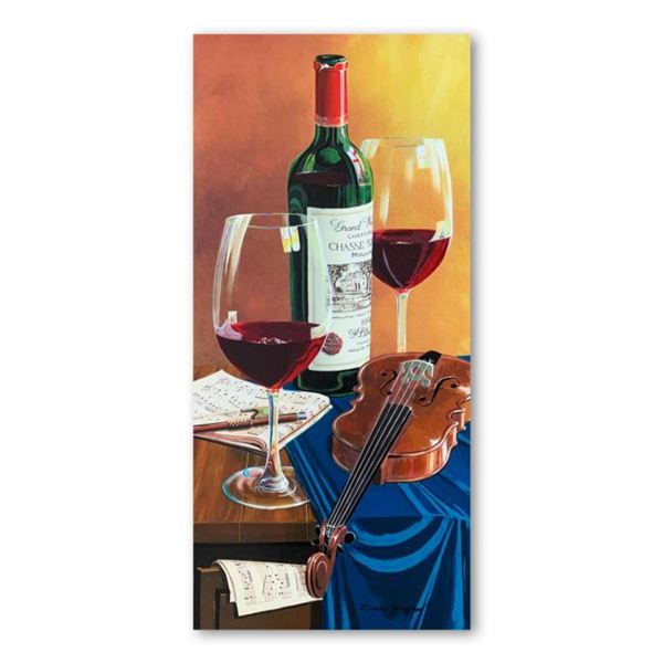 Dima Gorban, "Concert For Two" Hand Signed Limited Edition Serigraph on Paper with Letter of Authent