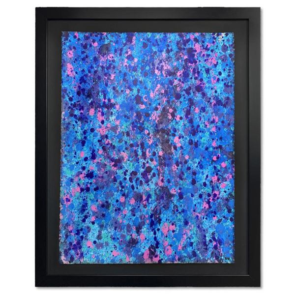 Wyland, "Splash 153" Framed Original Watercolor Painting Hand Signed with Letter of Authenticity.