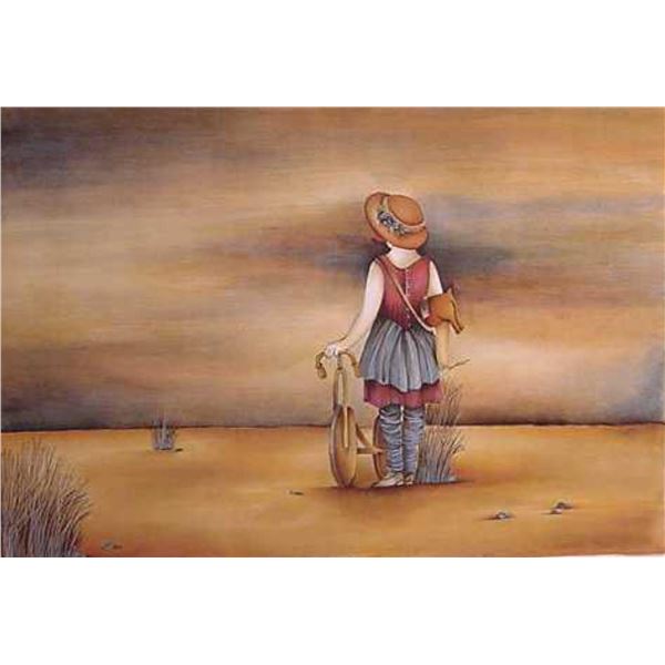 Haya Ran- Original Serigraph "Our Lost Childhood Days"