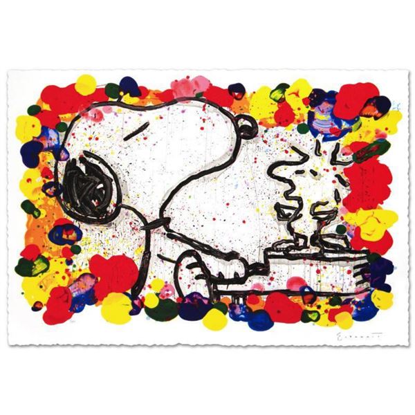 "Super Star" Limited Edition Hand Pulled Original Lithograph (36" x 27") by Renowned Charles Schulz 