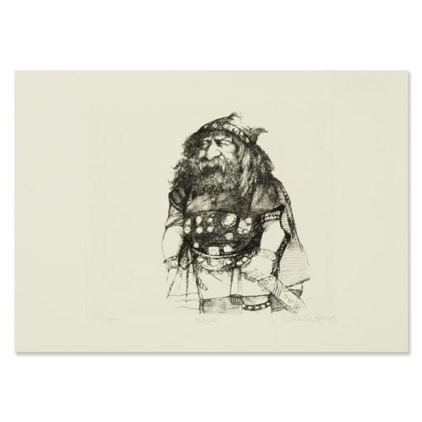 Charles Bragg (1931-2017), "Erik" Limited Edition Etching, Numbered and Hand Signed with Letter of A