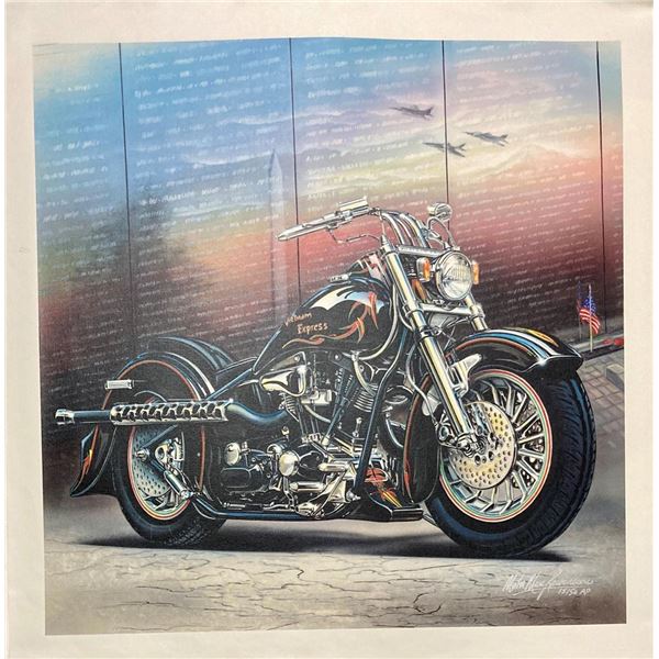 Marc Lacourciere- Original Giclee on Canvas "Memorial"