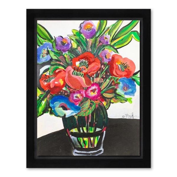 Jenik Cook, Framed Original Acrylic Painting, Hand Signed, Letter of Authenticity.