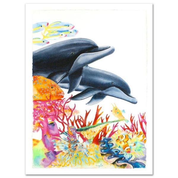 "Sea of Color" Limited Edition Giclee on Canvas (29.5" x 41.5") by Wyland, Numbered and Hand Signed 