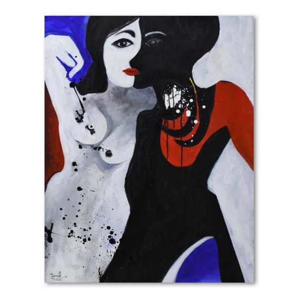 Jenik Cook, Original Acrylic Painting on Gallery Wrapped Canvas (32" x 42"), Hand Singed with Letter