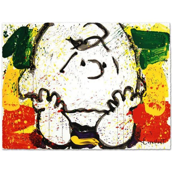 "Call Waiting" Limited Edition Hand Pulled Original Lithograph by Renowned Charles Schulz Protege, T