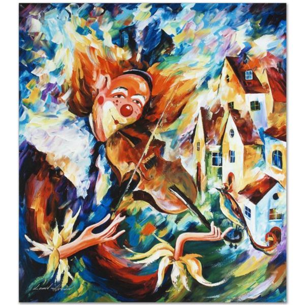 Leonid Afremov (1955-2019) "For Fun" Limited Edition Giclee on Canvas, Numbered and Signed. This pie