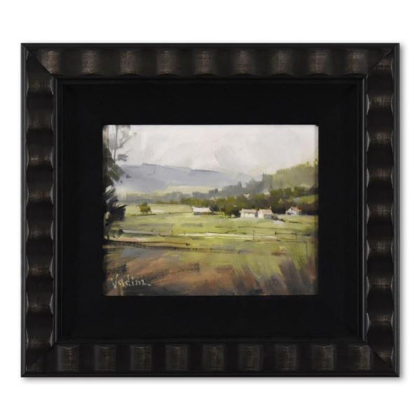 Vadim Zanginian, Framed Original Acrylic Painting on Board, Hand Signed with Letter of Authenticity.