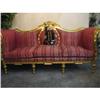 Image 1 : Gold leaf Red Ruby Sofa Set