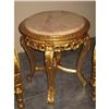Image 1 : 24k Gold Leaf Side Table